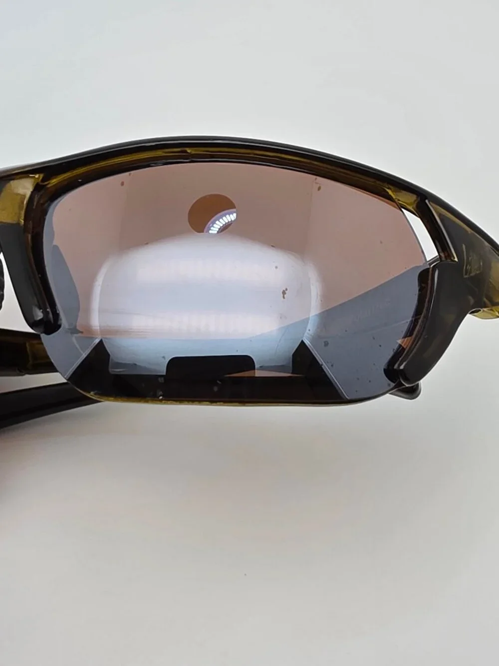 Columbia 32504 Crystal Olive Green Frame HC Polarized Silver Mirror Sunglasses